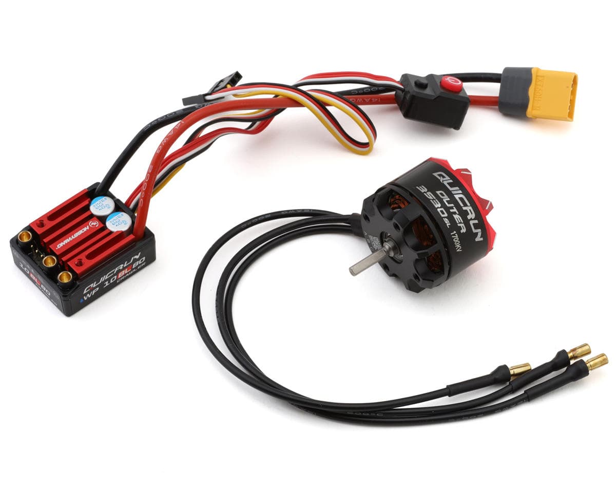Hobbywing Quicrun 10BL80 Brushless ESC & 3530 SL Motor Combo (1700kV)