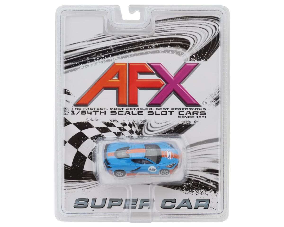 AFX 2022 Corvette C8 HO Scale Slot Car (Gulf) (Mega G+)