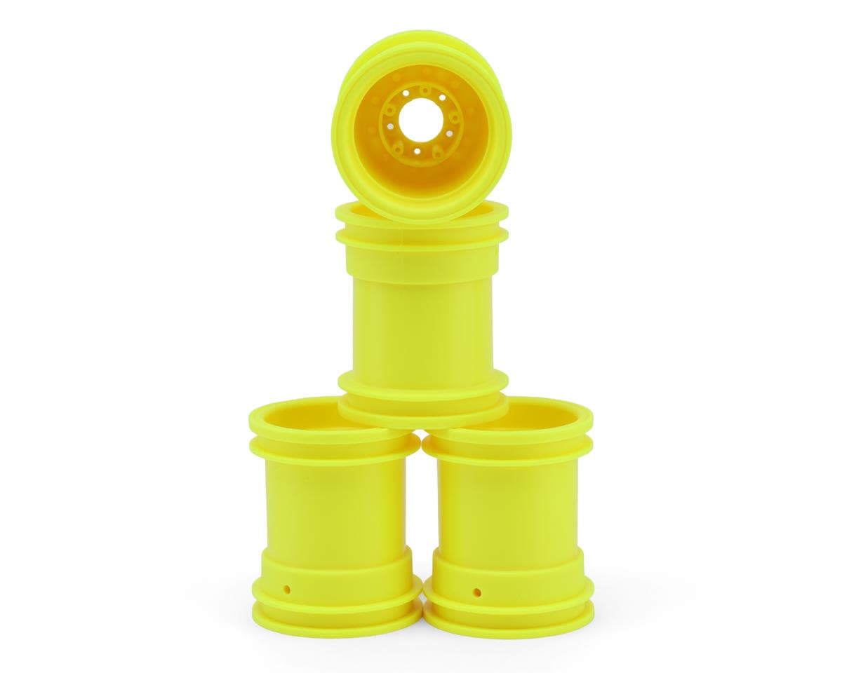 JConcepts Tribute BX Monster Truck Wheel (Yellow) (4)