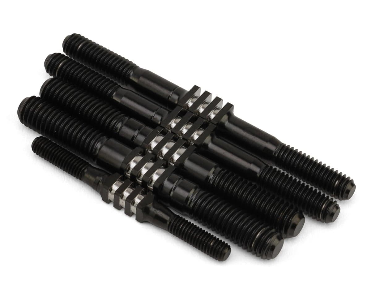 JConcepts Mugen MBX8 Fin Titanium Turnbuckle Set (Black) (5)