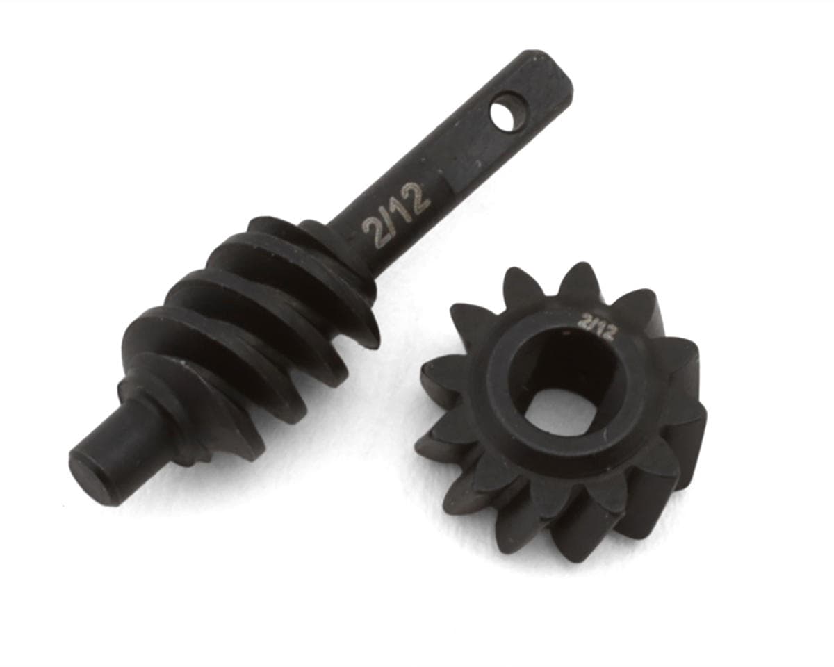 Axial SCX30 Steel Overdrive Ring/Pinion Worm Gears Set (2/12T) (33% Overdrive)