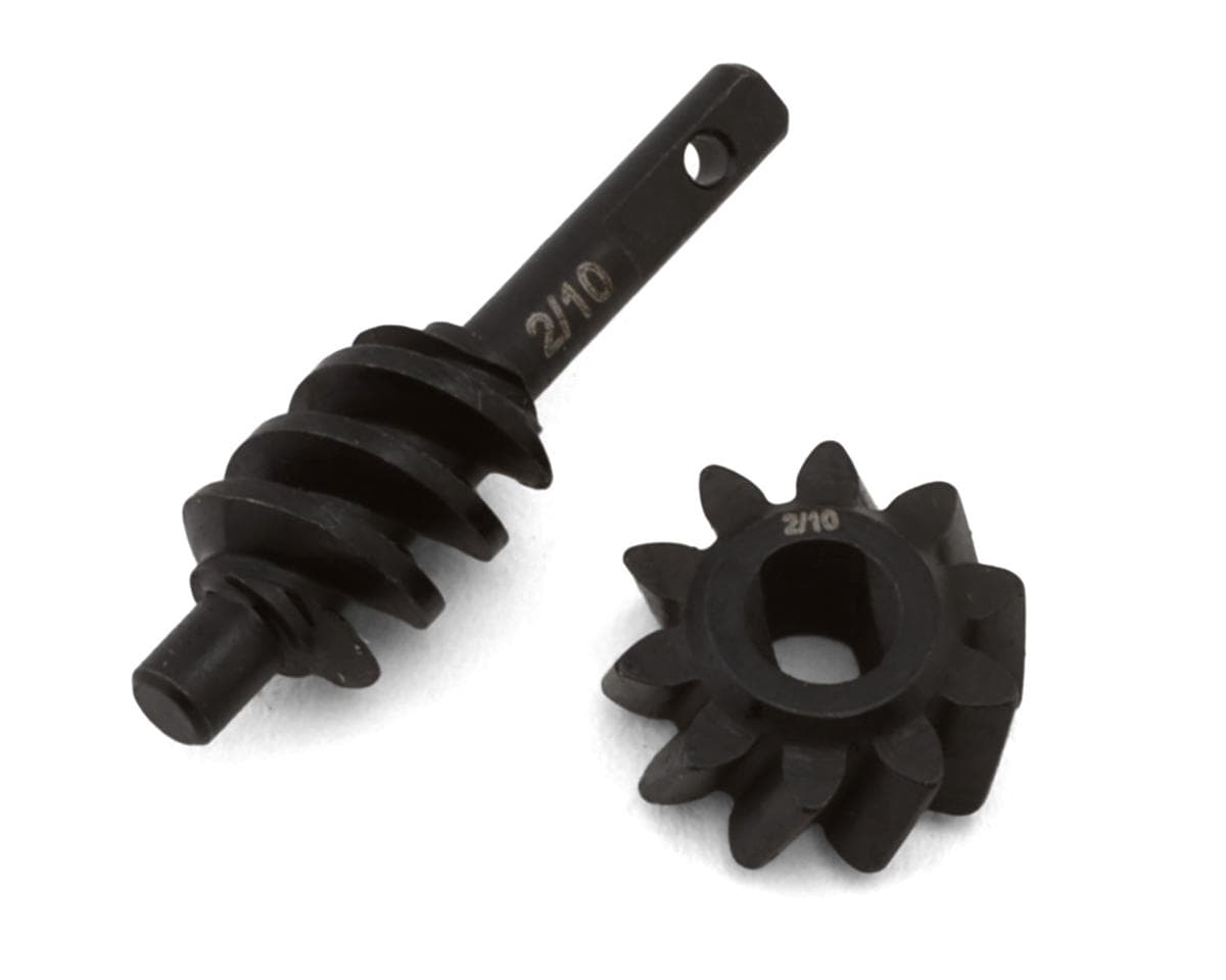 Axial SCX30 Steel Overdrive Ring/Pinion Worm Gears Set (2/10T) (60%% Overdrive)