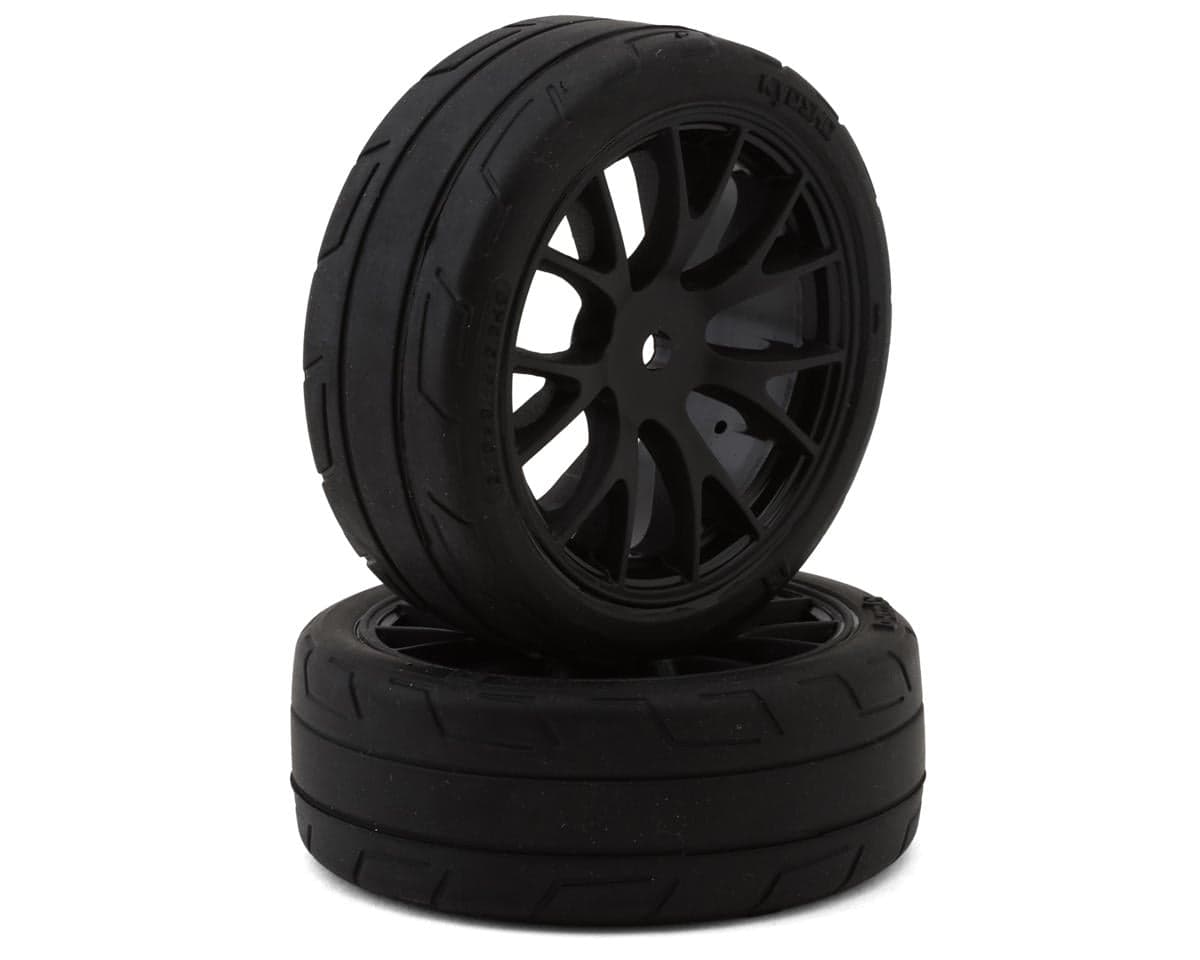 Kyosho Fazer Mk2 Pre-Mounted TC Tires (M) (2)