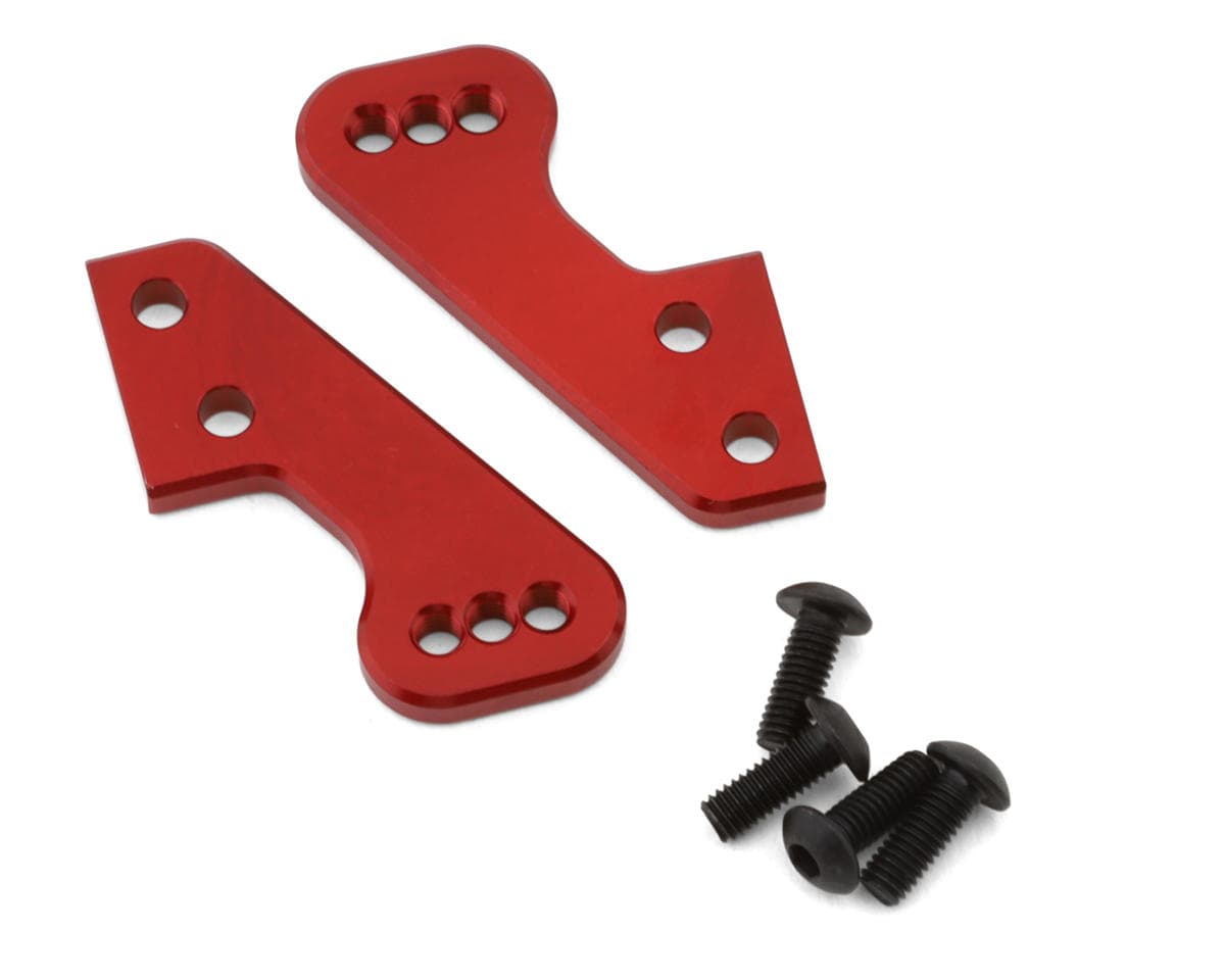 Kyosho Inferno MP11 SP Steering Knuckle Aluminum Plates (Red) (2) (0°/Outward)