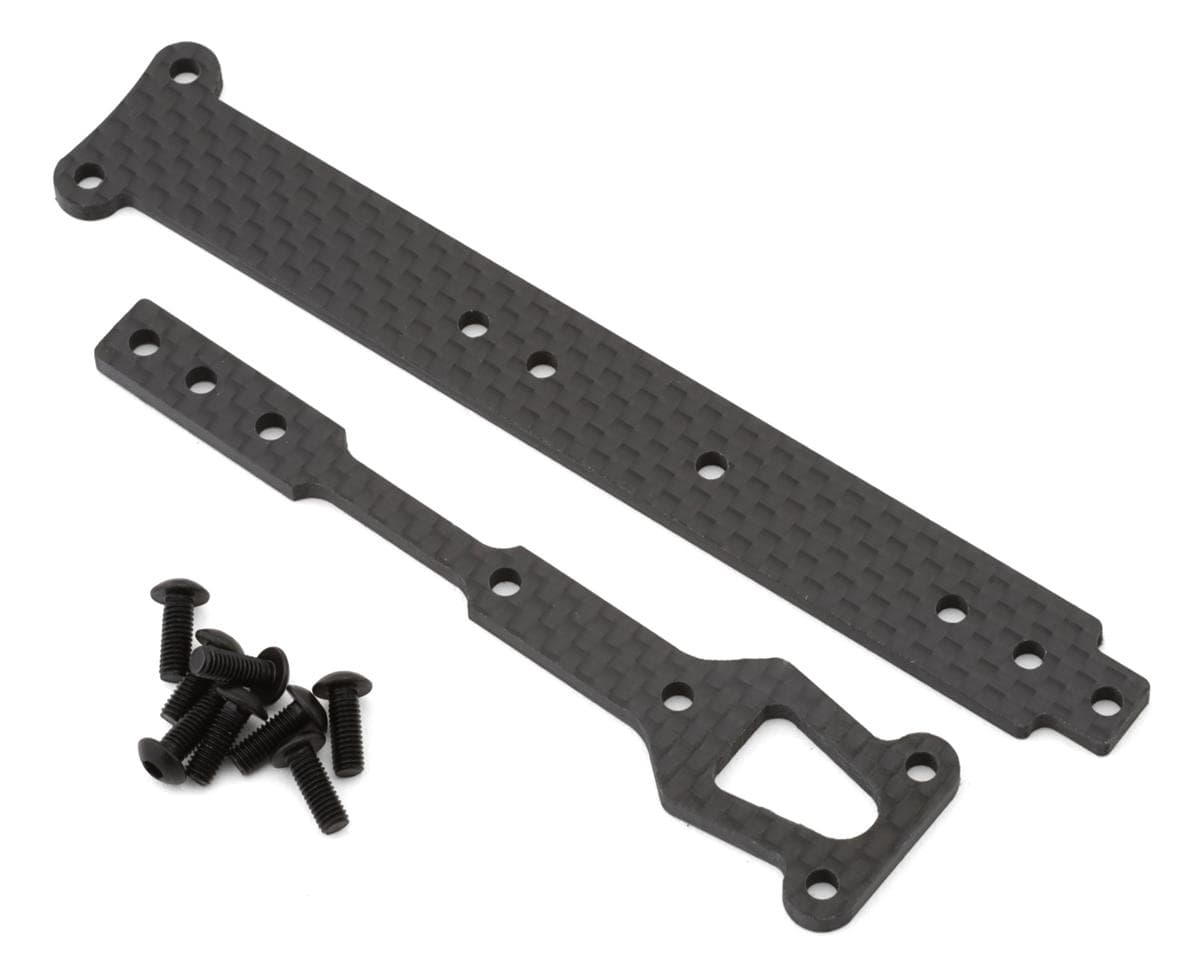 Kyosho Lazer ZX7.5 Carbon Fiber Lower Chassis Brace Set