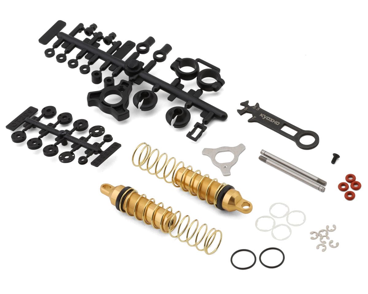 Kyosho Optima Mid Special Aluminum Rear Shocks Set (Gold)