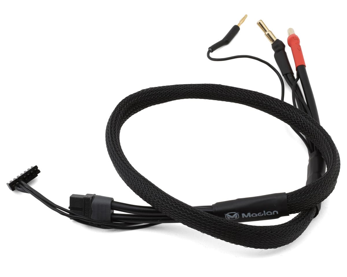 Maclan 2S 4/5mm Bullet Charge Cable w/XT60H Connector (60cm) (10awg)