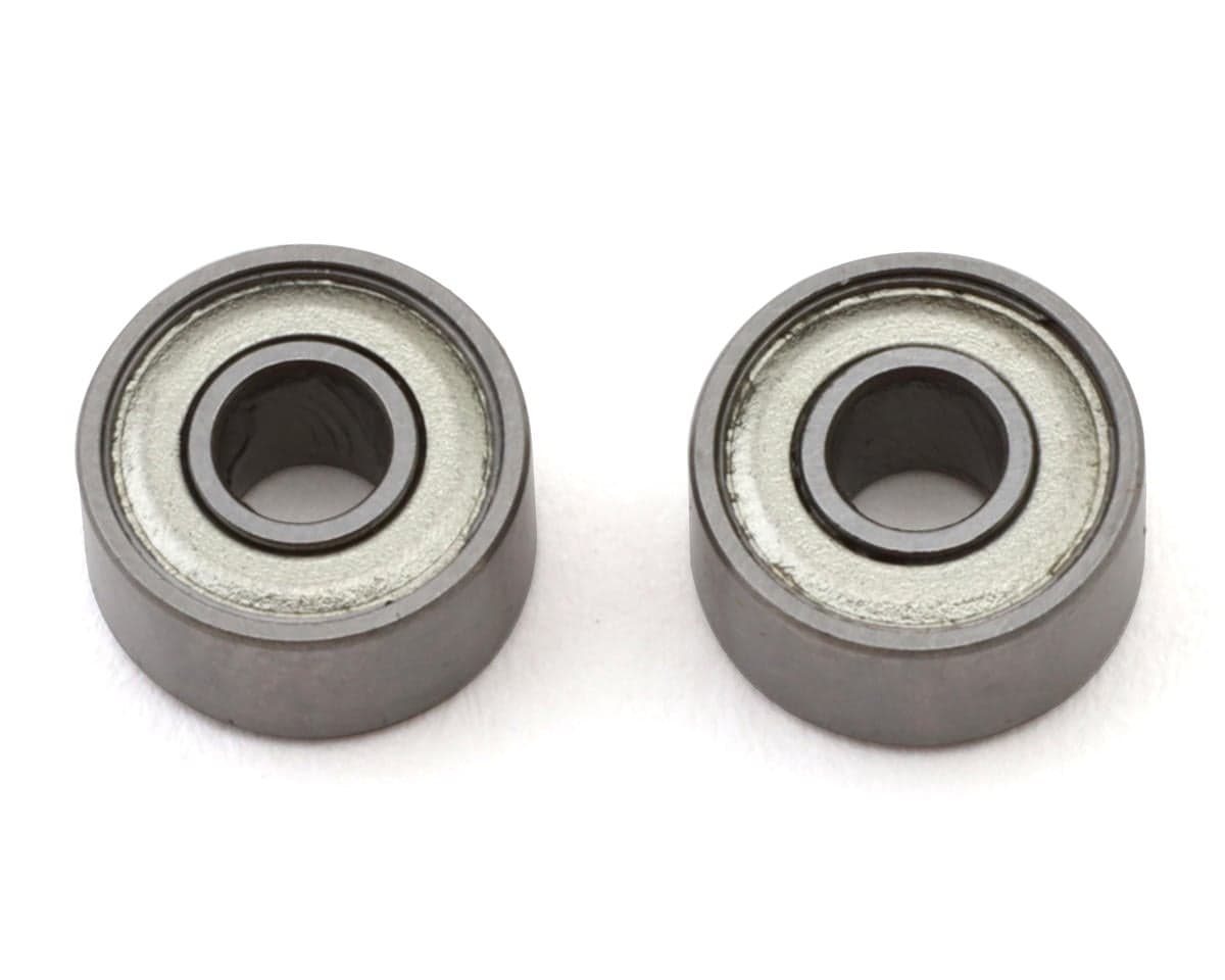 1UP Racing 3x8x4mm Cv2 Pro Ball Bearings (Ceramic/Chrome) (2)
