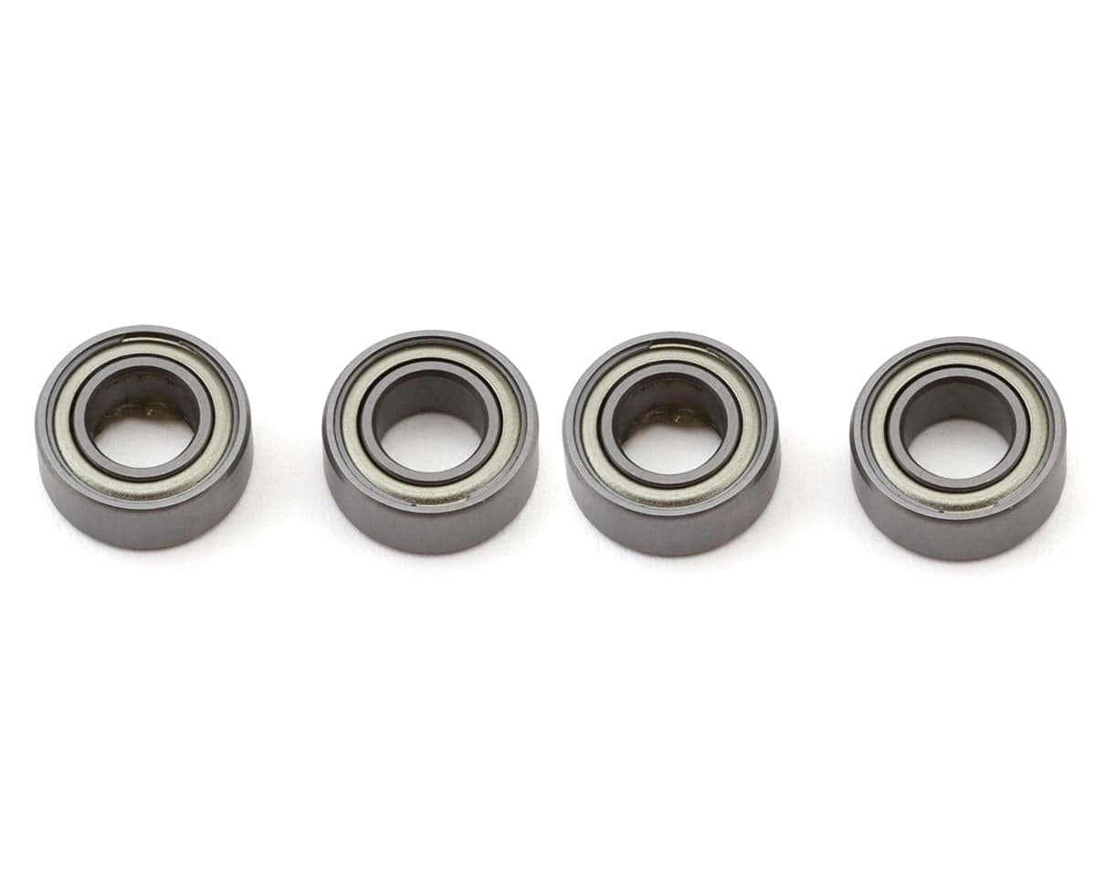 1UP Racing 5x10x4mm Cv2 Pro Ball Bearings Set (Chrome) (2) (4)