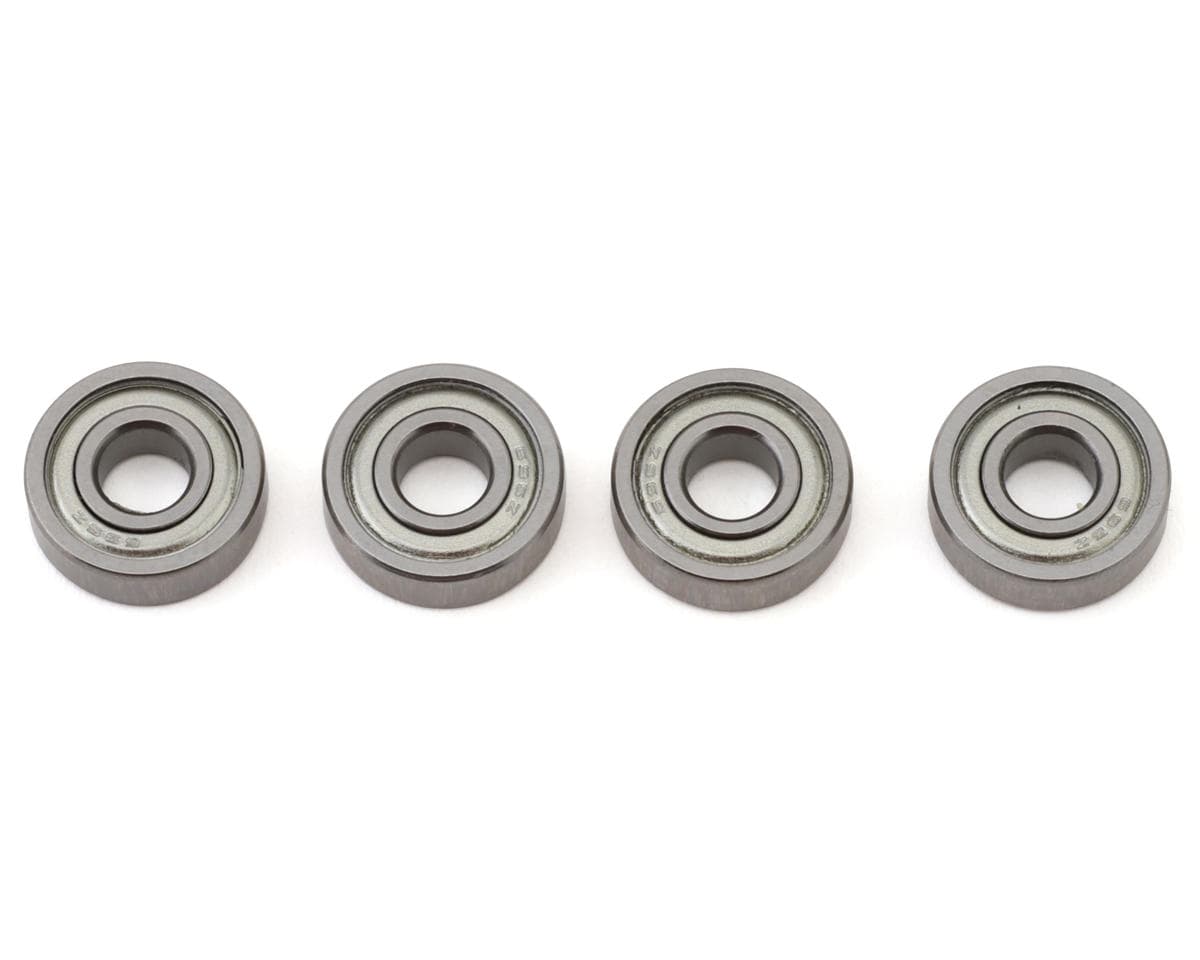 1UP Racing 5x13x4mm Cv2 Pro Ball Bearings Set (Chrome) (4)