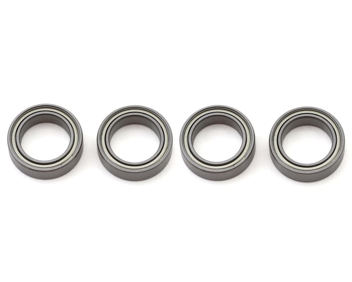 1UP Racing 10x15x4mm Cv2 Pro Ball Bearings Set (Chrome) (4)
