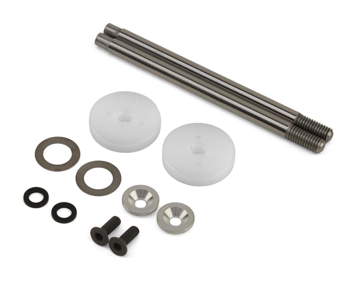 TRION Associated RC10B7/RC10B84 Rear Progressive Shock Pistons Set w/Shock Shafts