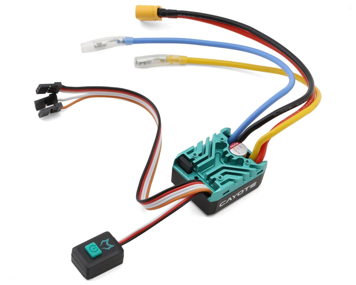 Cayote Tyrote Rumble 80 1/10 Brushed Rock Crawler ESC (2-3S) w/XT60 Connector