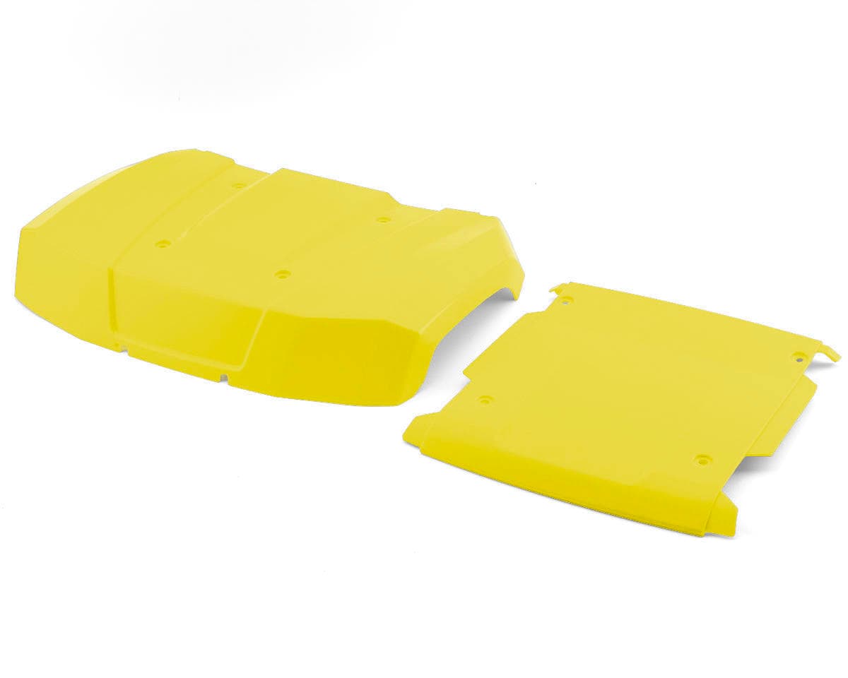 Losi 5IVE-TE 3.0 Hood & Roof Body Panels Set (Florescent Yellow) (2)