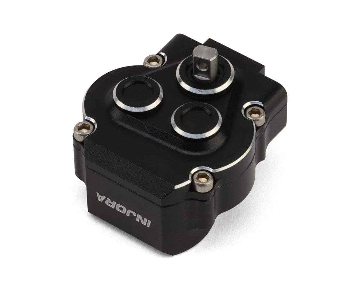 Injora Redcat Ascent-32 V1 Aluminum Transmission Case Assembly w/Hardened Steel Gears (Black)