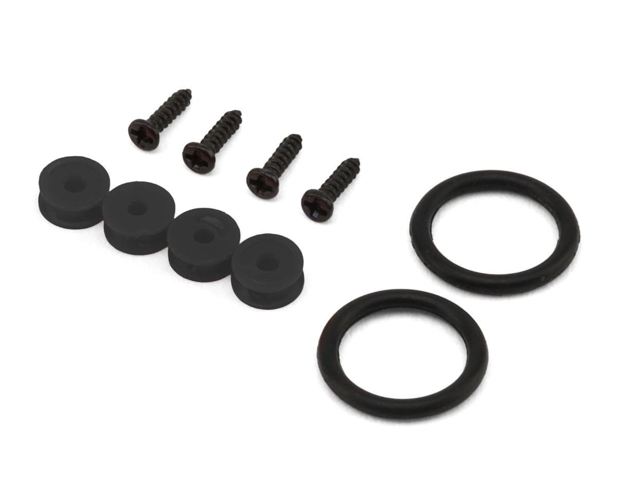 24K RC Technology 1/10 Injection Molded Bumper Retainer Set (Black) (Miniature Scale Drift Accessory)