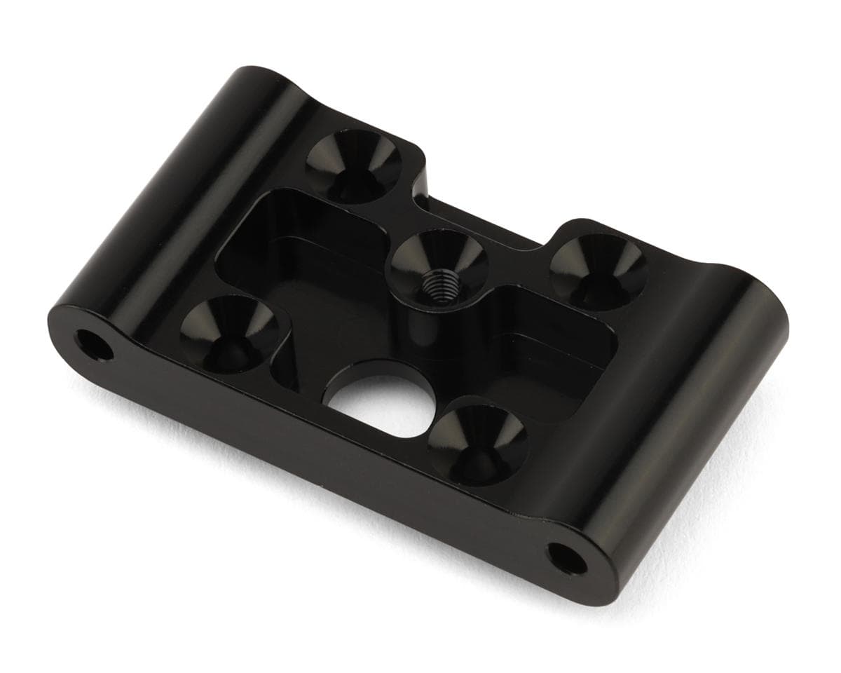 Mugen Seiki MSB1 Aluminum Front Bulkhead (0 Deg) (Black)