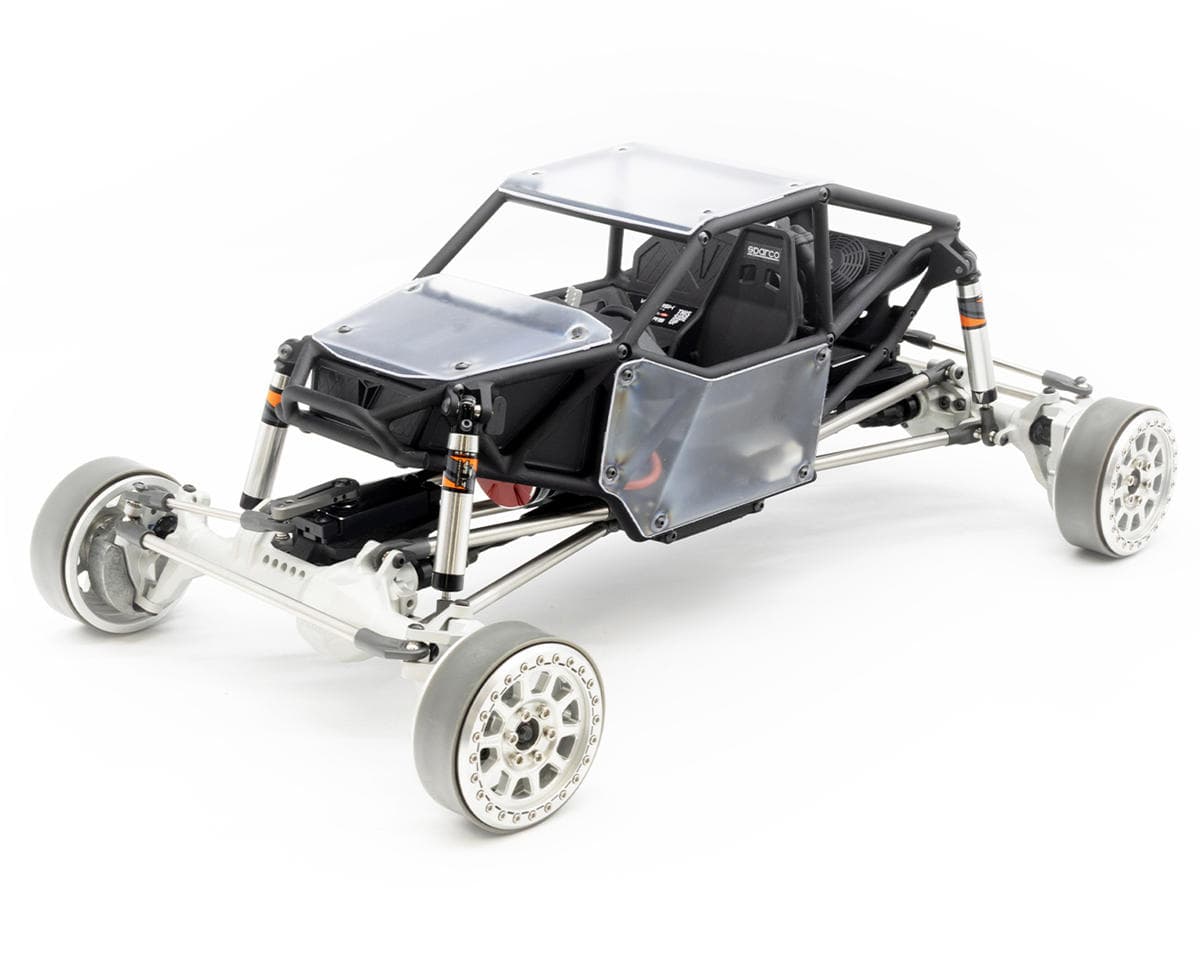 Vanquish Products URB Ultra "Jimmy's 4x4 Moonbuggy" 1/10 4WS Rock Crawler Kit (Black Cage, Clear Wheels, Clear Axles)
