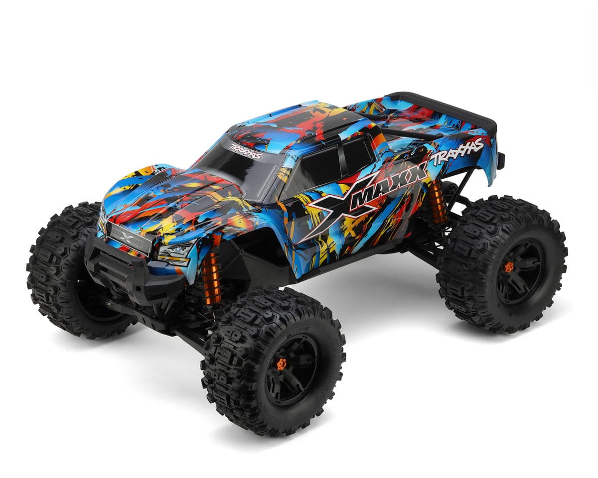 Traxxas X-Maxx 8S 1/6 4WD Brushless RTR Monster Truck (Rock N Roll) w/2.4GHz TQi Radio, TSM & Belted Tires