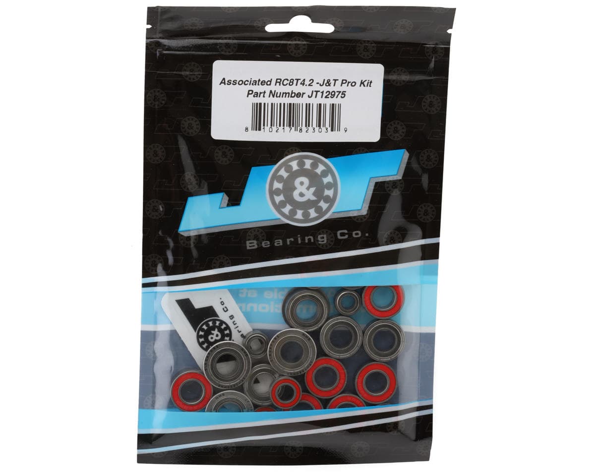 J&T Bearing Co. Team Associated RC8T4.2 Ball Bearing Kit (Pro Kit)