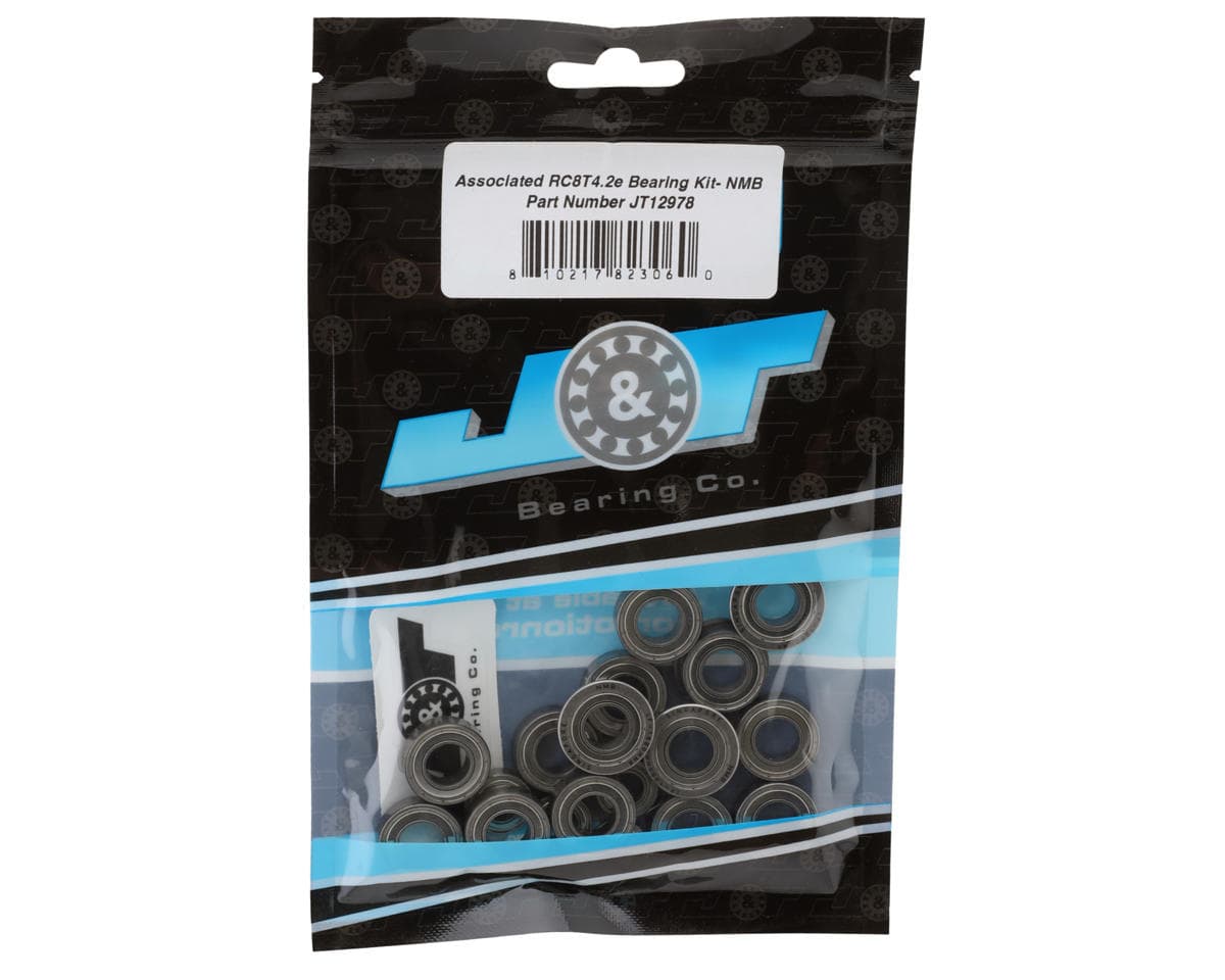 J&T Bearing Co. Team Associated RC8T4.2e Ball Bearing Kit (NMB)