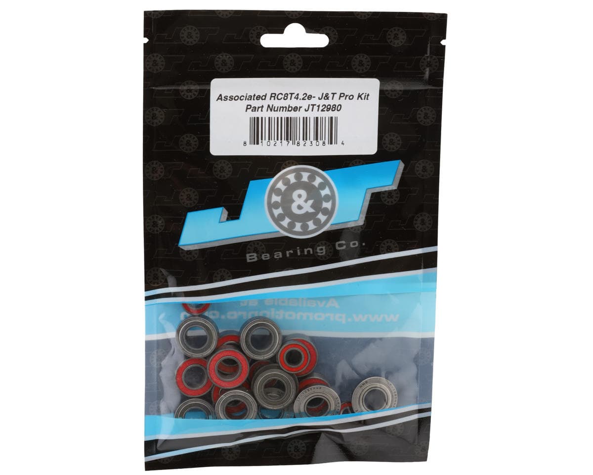 J&T Bearing Co. Team Associated RC8T4.2e Ball Bearing Kit (Pro Kit)