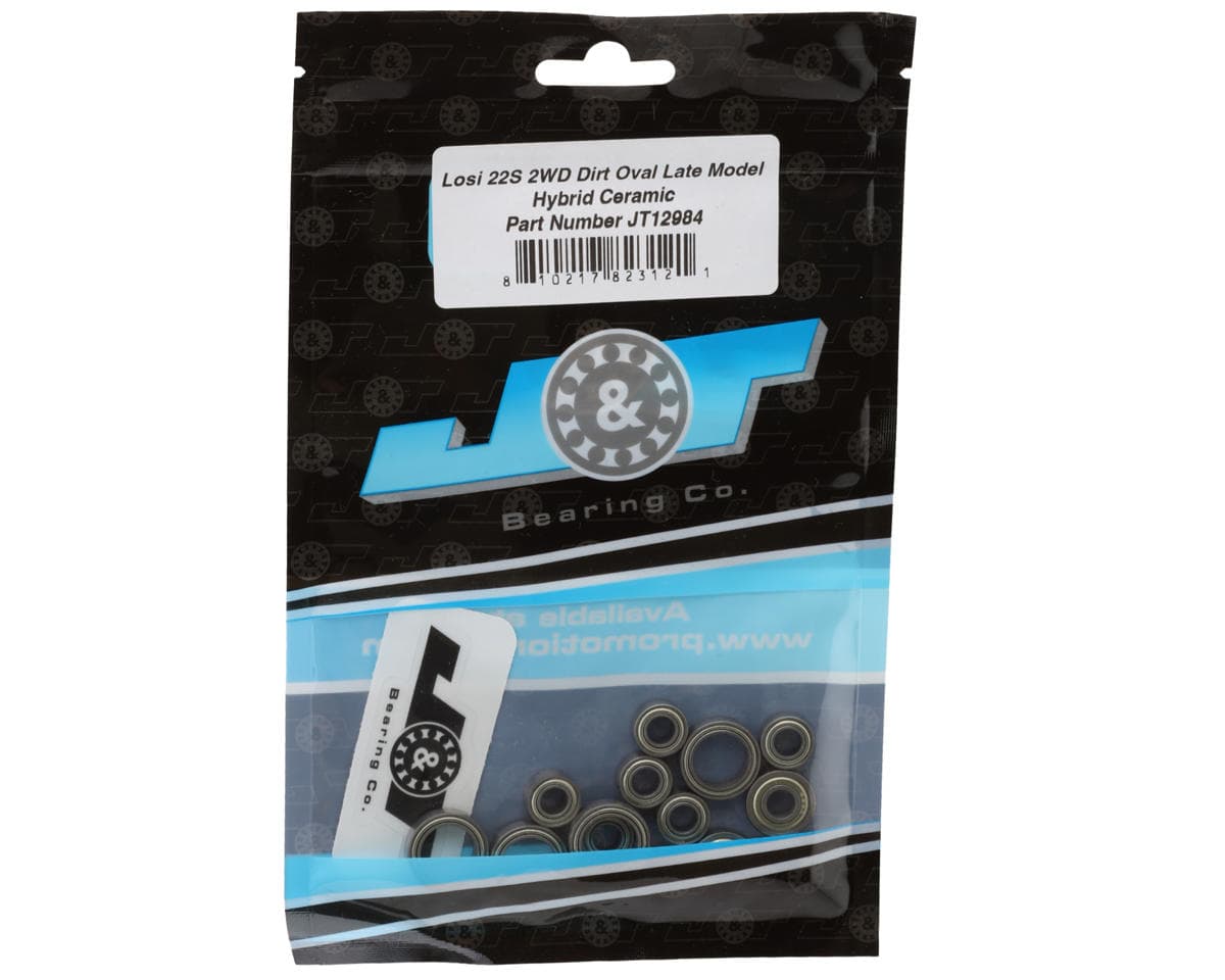 J&T Bearing Co. Losi 22S 2WD Dirt Oval Late Model Ball Bearings Kit (Hybrid Ceramic)