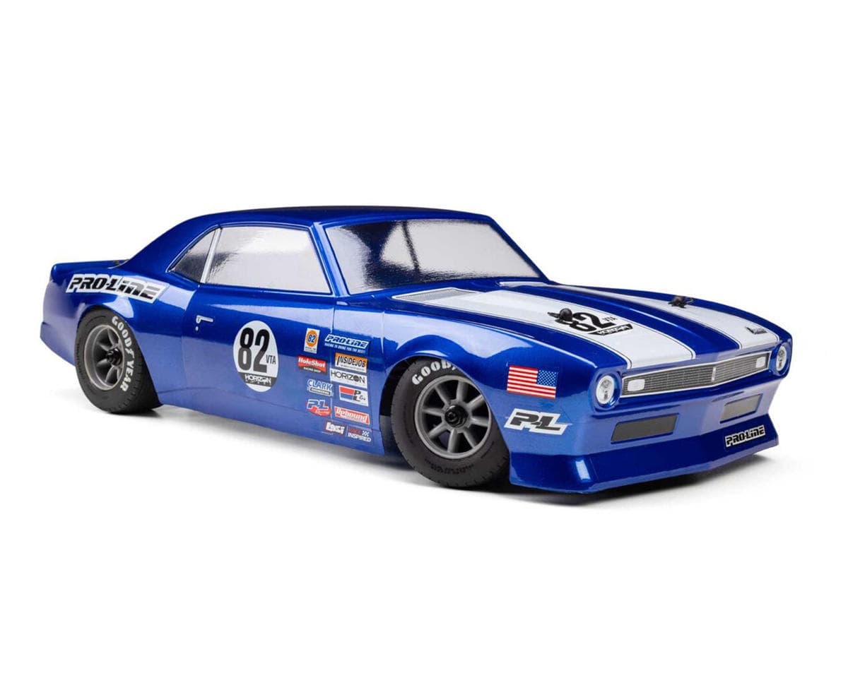 Pro-Line 1/12 Losi NASCAR 1968 Chevy Camaro VTA Pre-Trimmed Body (Clear)