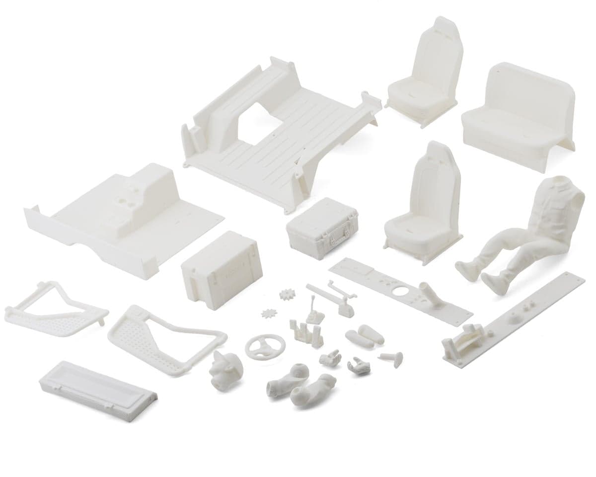 Knight Customs SCX10III™ Jeep® CJ-7™ Scale Detailed Interior Set (Unpainted) w/Matthew Kett Fiqure