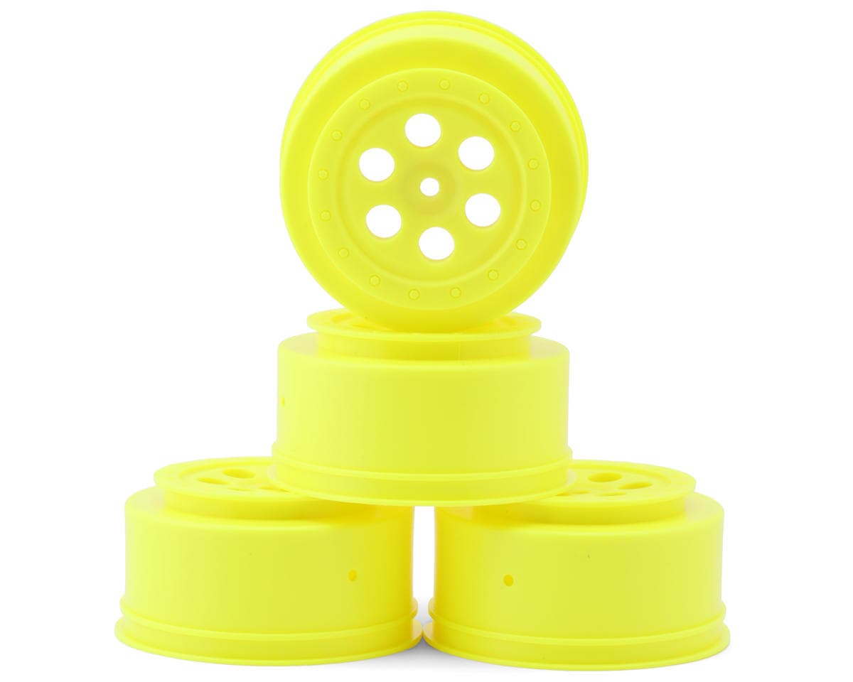 Tekno RC TR606 SCT Offset Short Course Wheels (Yellow) (4) w/12mm Hex