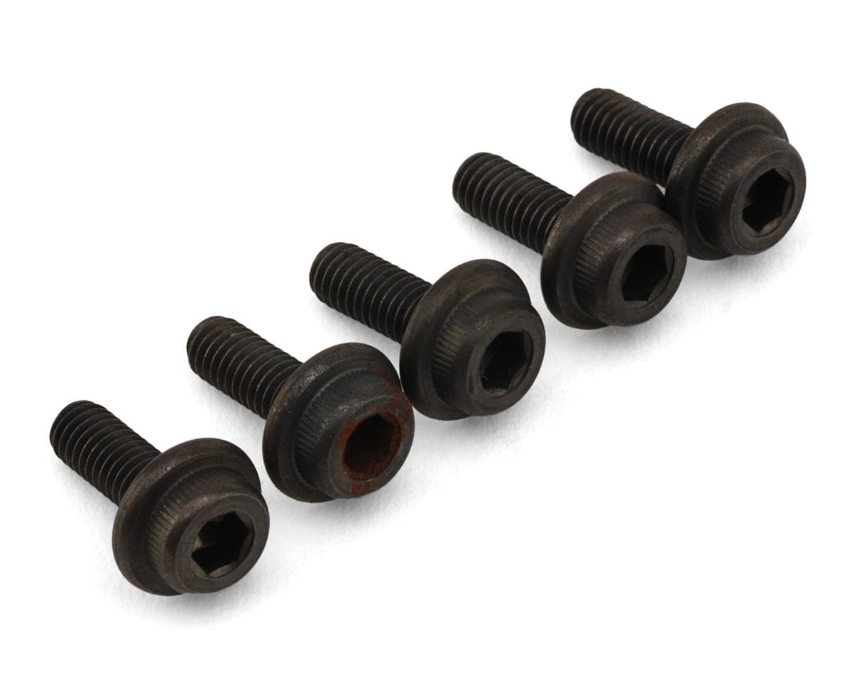 Kyosho 3x8mm Flanged Cap Head Screws (5)