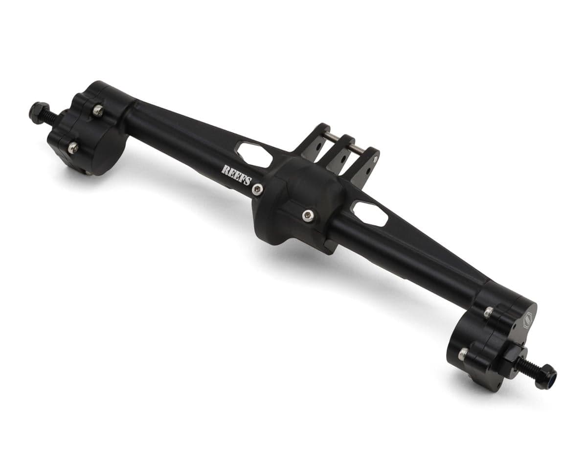 Reefs RC XP199 Aluminum Rear Portal Axle Assembly (Black)