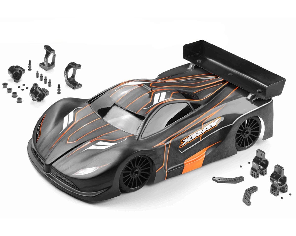 XRAY GTX’27 1/8 Nitro On-Road GT Touring Car Kit w/FX G501 Tuned Nitro Engine & Pipe Combo