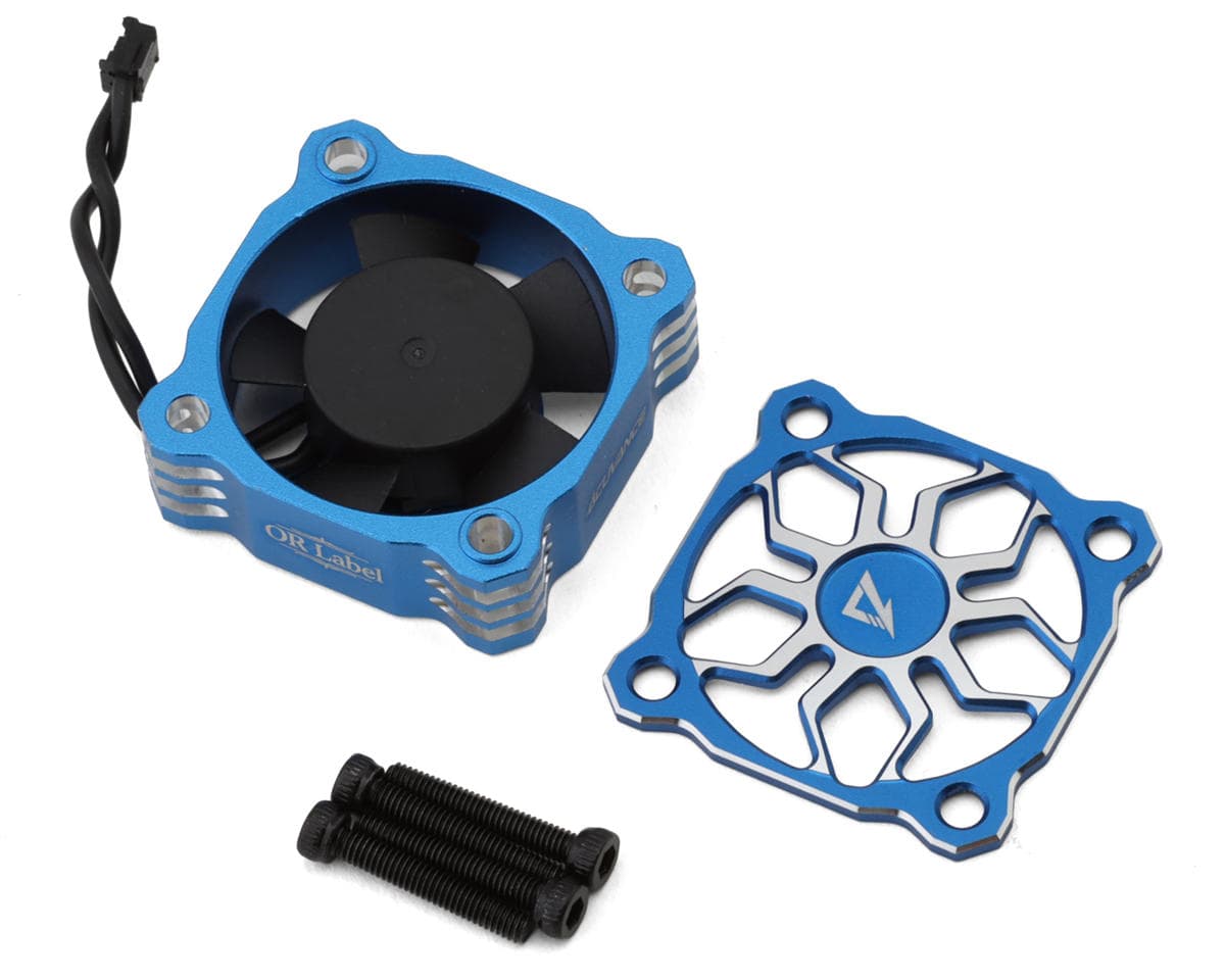 Acuvance Rey Storm II 30mm Aluminum ESC Cooling Fan (Blue) (Limited Edition)