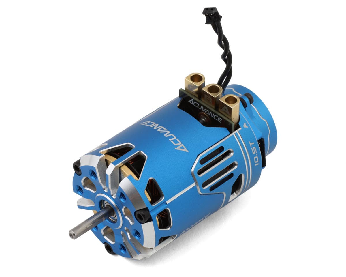 Acuvance Fledge Sensored Brushless Drift Motor W/End Bell Fan (Black) (10.5T) (Limited Edition)