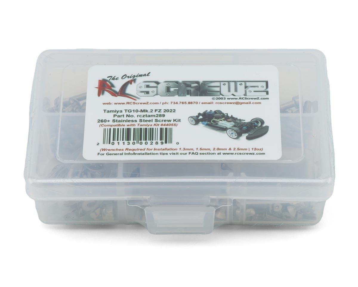 RC Screwz Tamiya TG10-Mk.2 FZ Chassis Kit Stainless Steel Screws Kit