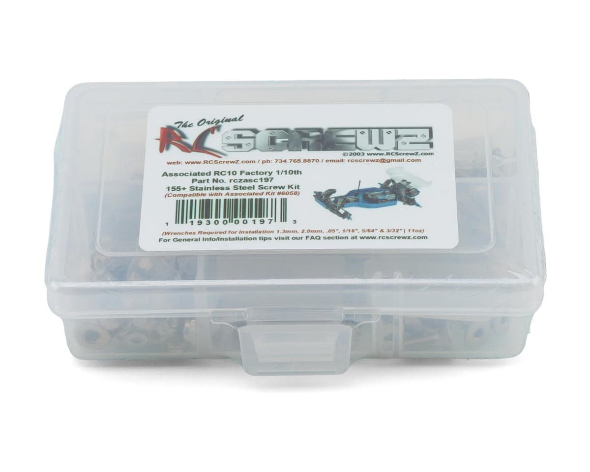 RC Screwz Team Associated RC10 Factory Team Stainless Steel Screws Kit