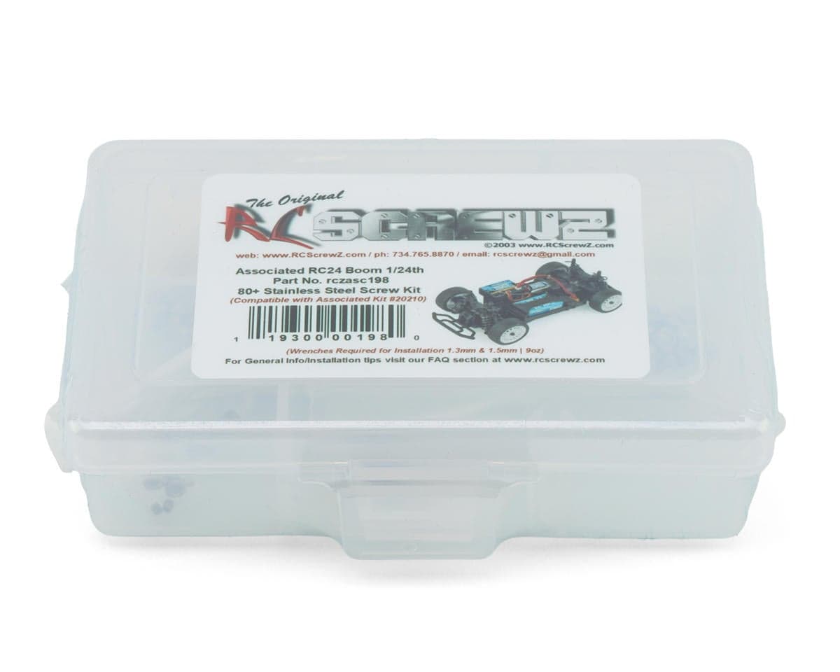 RC Screwz Team Associated RC24 Zoom Stainless Steel Screws Kit