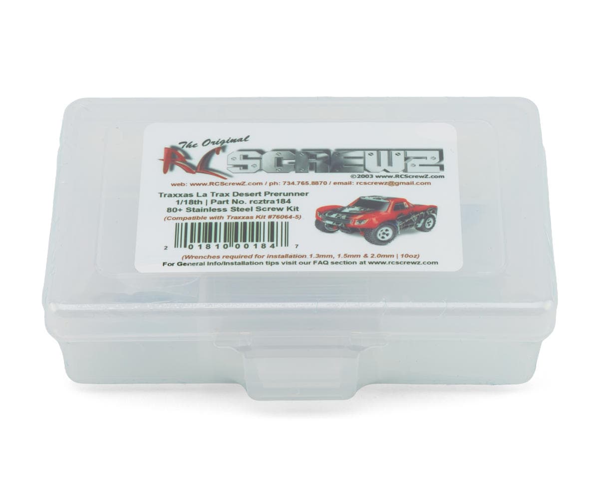 RC Screwz Stainless Steel Screws Kit for Traxxas® LaTrax® Desert Prerunner Car