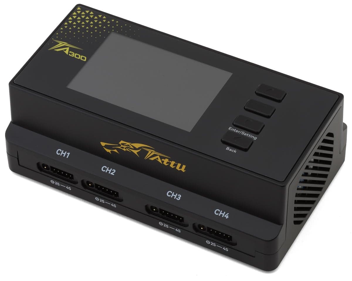 Tattu TA300 G-Tech Smart 8-Channel AC Charger (Black) (4S/2A/240W)