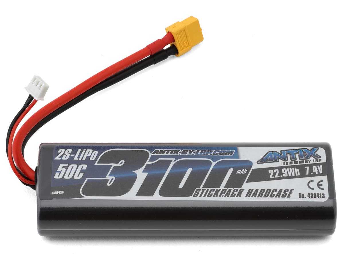 LRP Antix 2S LiPo Hardcase Battery 50C (7.4V/3100mAh) w/XT60