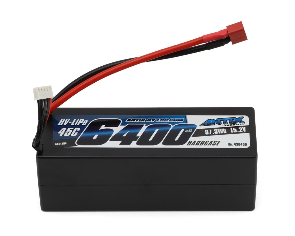 LRP Antix 4S Graphene LiHV Hardcase Battery 45C (15.2V/6400mAh) w/T-Plug
