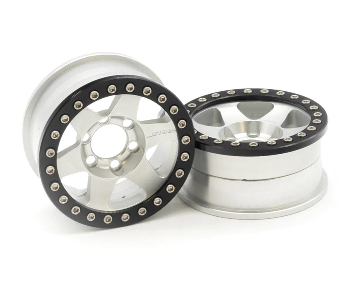 Vanquish Products 1.9" Method MR310 V2 CNC Aluminum Crawler Beadlock Wheels (Clear) (2)