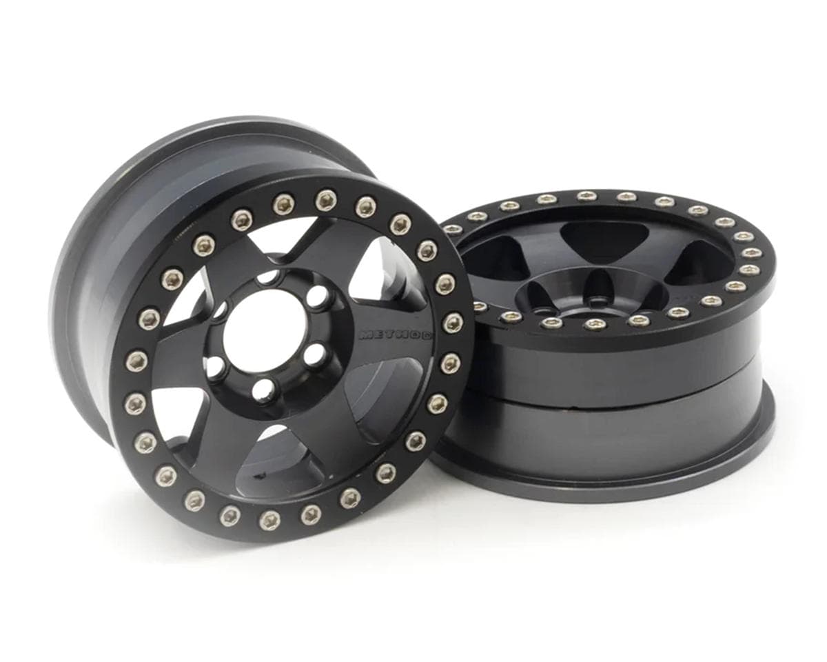 Vanquish Products 1.9" Method MR310 V2 CNC Aluminum Crawler Beadlock Wheels (Grey) (2)
