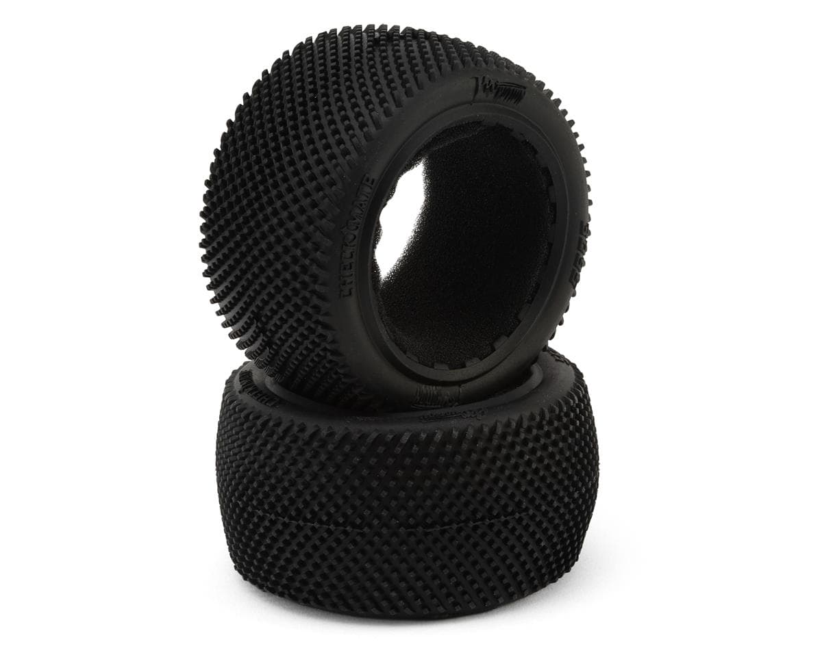 Pro-Motion Checkmate LP 2.2" Rear Buggy Carpet Tires (2) (C4 Red/Soft)