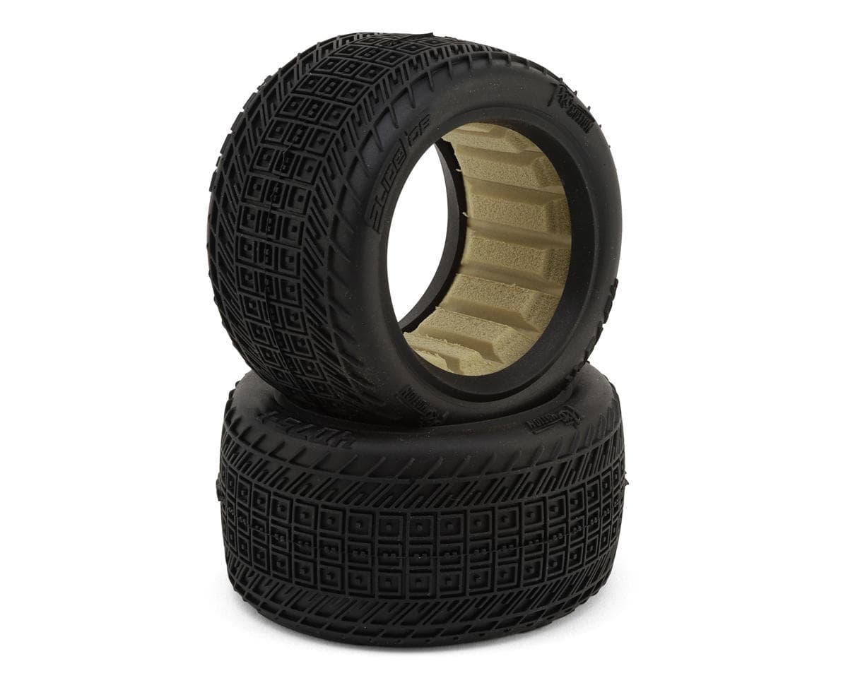 Pro-Motion Slide Job 2.2" Rear Buggy Dirt Oval Tires (2) (Clay Oro Double Dot)