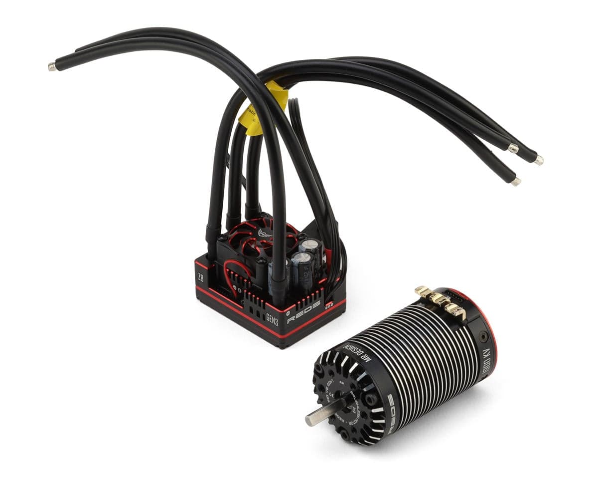 REDS Z8 Pro Gen3 ESC & Gen7 V8 1/8 Brushless Motor Combo (1900kV)