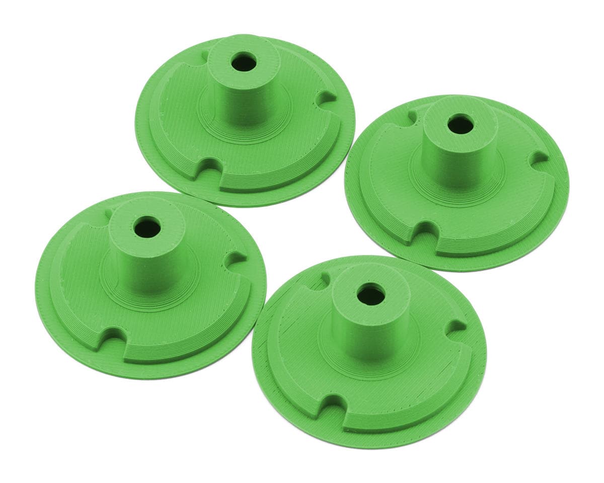 Whitz Racing Products Losi 22S Dirt Late Model Wheel Covers (4) (Green)