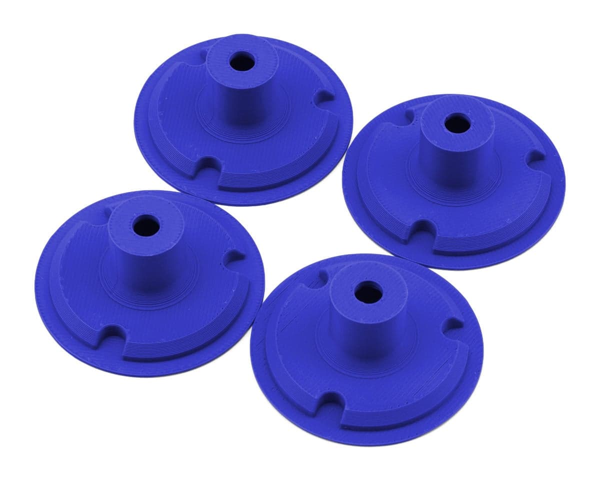 Whitz Racing Products Losi 22S Dirt Late Model Wheel Covers (4) (Blue)