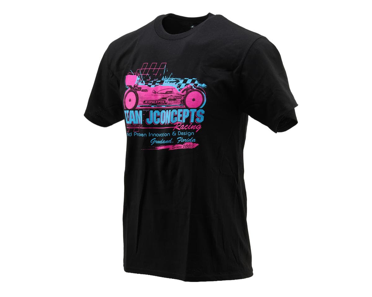 JConcepts Striker T-Shirt (Pink/Blue) (L)